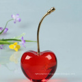 crystal Cherry for gift glass decoration